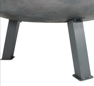 Fire Pit Heavy <b>Large</b> Perforated Wall Outdoor Fire Pit Garden Heater Round Table <b>BBQ</b> Outdoor Heater with Spark Screen - Product Image 4