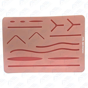 Kit d'entraînement à la suture cutanée en acier inoxydable pour étudiants, instrument médical, coussin de suture à 3 couches pour interventions chirurgicales mineures - Product Image 2