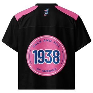 Maillot de football Mom Boxy surdimensionné en mesh respirant à manches courtes – Haut de sport pour les fans, idéal pour les jours de match - Product Image 3