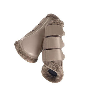 Bottes de dressage pour chevaux de sport de luxe, haute qualité, personnalisables en matière et taille, doublure en fourrure, protection VALNERO - Product Image 2