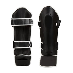 Protectores de espinilla de cuero multicolor personalizados a precios de mayorista para entrenamiento y seguridad de las piernas para adultos - Product Image 1