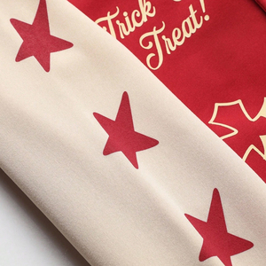 Chaqueta Varsity Roja Vintage con Parches de Estrellas, Chaqueta Letterman con Bordado Personalizado, Chaqueta Bomber de Forro Polar para Hombre, Estilo Urbano - Product Image 5