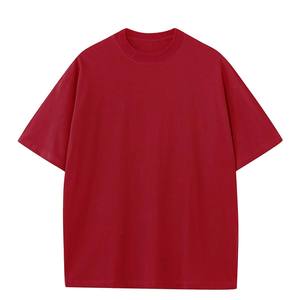 เสื้อยืดคอกลมแขนสั้นสีดำสำหรับผู้ชาย ทรงโอเวอร์ไซส์ ล้างสีแบบแอซิด พิมพ์ลายตัวอักษร ผ้าฝ้าย 100% ระบายอากาศได้ดี สวมใส่สบาย - Product Image 2