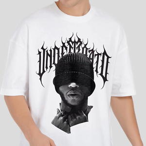 Camiseta Blanca Extra Grande Premium para Hombre, Estilo Urbano, Felpa Transpirable, Corte Holgado, Cuello Redondo, Manga Corta, Casual - Product Image 1