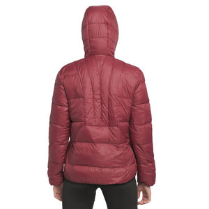 Veste matelassée polaire d'hiver standard, chaude, à fermeture éclair, écologique, séchage rapide, avec poches, col à capuche, manches longues - Product Image 4