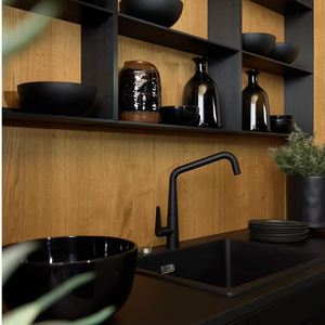 Gabinetes de cocina estilo europeo personalizados de JY Project, juego de gabinetes de cocina listos para ensamblar, muebles de cocina de Vietnam - Product Image 4