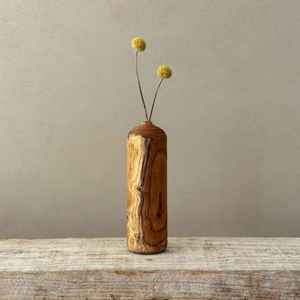 Vase en bois blanc pour la maison, cadeau et tables de mariage, finition naturelle, nouvelle arrivée, pot à fleurs fait main, décoration intérieure, table - Product Image 4