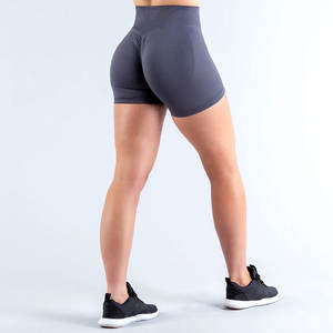 Shorts de Cintura Alta Elásticos para Mujer, con Abertura Lateral, Pantalones Cortos de Pierna Ancha, Color Sólido, Shorts de Mezclilla para Mujer - Product Image 4