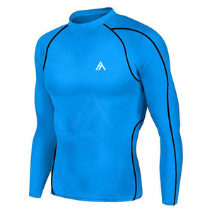 Combinaisons de compression pour hommes en polyester, vêtements de fitness pour musculation - Product Image 2