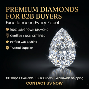Diamant de laboratoire taille poire 2,50-2,60 carats certifié IGI - Product Image 6