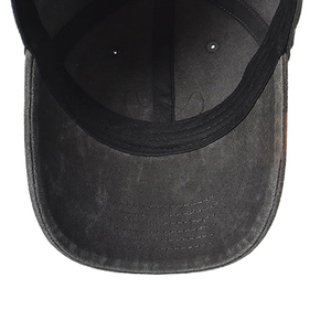 Most Selling Acid Wash Premium Quality Sporty Denim Panel Baseball Caps Common 2025 Street Fashion Adjustable Brand - Product Image 6