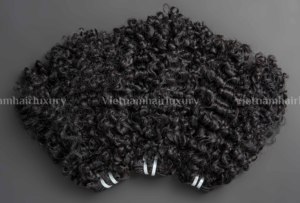 Extensiones múltiples de trama de máquina de paquete de cabello humano crudo Remy de grado de pelo liso Bob cutícula alineada vietnamita Color vino - Product Image 2