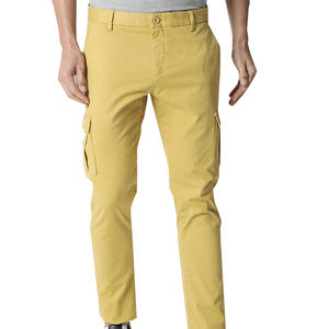 Pantalon cargo pour homme à braguette boutonnée avec poches, design léger, respirant, coupe droite décontractée, taille mi-haute, en promotion - Product Image 6