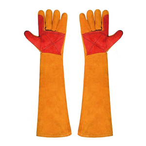 Guantes de cuero finos con puño, los más vendidos, para uniforme de desfile, guardia, fiesta de invierno al aire libre, Pakistán - Product Image 1