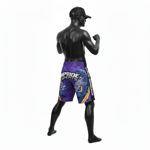 Shorts de combat MMA, boxe, karaté, grappling de haute qualité, vêtements de sport unisexes, 100% polyester, séchage rapide et respirant - Product Image 3