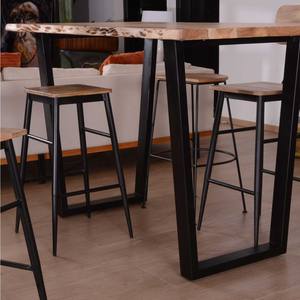 Mesa alta Vandana Urban Structure 190cm Jaffna, estilo moderno, madera maciza y metal - Product Image 5