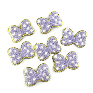 Paquete de parches de chenilla surtidos, estilo bordado suave, insignias decorativas para ropa, mochilas, sombreros, DIY, para coser o planchar - Product Image 5