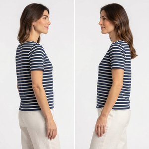 Camiseta Lisa para Mujer, Algodón Suave, Ajuste Cómodo, Tela Resistente, Diseño Transpirable para Moda Casual y Uso Diario - Product Image 5