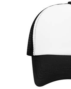 Gorra trucker premium de poliéster, ajustable, transpirable, con cierre a presión, para hombre y mujer, con logo personalizado, multicolor, lisa. - Product Image 2