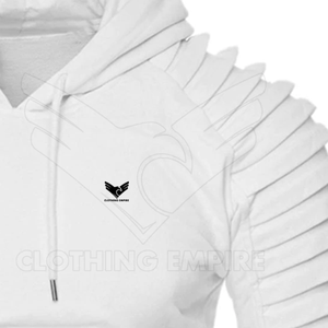 Sweat à capuche unisexe en coton/polyester épais, personnalisé, style coréen délavé à l'acide, motif uni, tricoté, pour l'hiver, vente en gros - Product Image 3
