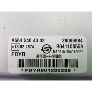 ECUs y Módulos de Computación Usados Actyon 6645404332 - Product Image 4