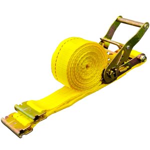 Set di 18 Cinghie a Cricchetto E-Track 5x38 cm, Resistenza 4400 LBS, Nastro in Poliestere con Attacco a Molla, Certificato TUV - Product Image 3