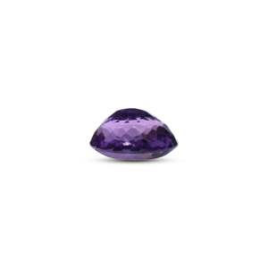 Loose 6.9 Carat Oval Cut Amethyst Gemstone for Fine Jewelry - Product Image 3
