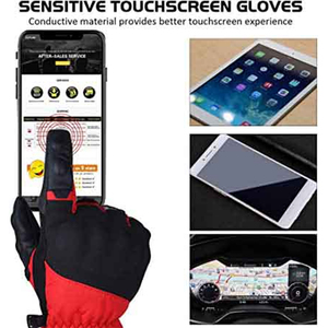 Guantes de Motocross para Motocicleta, de Cuero, Impermeables, Antideslizantes, Dedos Completos, Deportes al Aire Libre, Unisex, Transpirables - Product Image 5