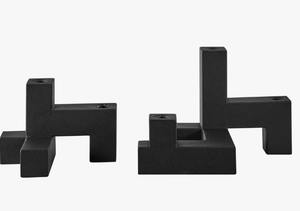 Elegante Juego de 2 Portavelas Metálicos Cónicos con Diseño Apilable para Decoración de Mesa al Mejor Precio - Product Image 5