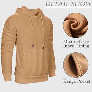 Sweat-shirts pour hommes en coton 100% de haute qualité OEM, vêtements décontractés, écologiques, respirants, à motif uni, fabriqués au Pakistan - Product Image 5