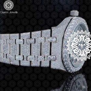Montre de luxe pour homme en acier inoxydable Charm Jewells, boîtier carré, cadran de 40 mm, bracelet de 20 cm, mouvement mécanique, résistance à l'eau 10 bars, automatique - Product Image 5