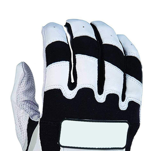 Professional Baseball Batting Gloves Catcher Custom Logo % Genuine PU Leather Latest Design Reasonable Price <b>Outdoor</b> Use - Product Image 4