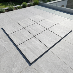 600x600x20mm Core Stone Ash Porcelain Outdoor Pavers R11 Heavy Duty Commercial Driveway Flooring Ceramic <b>Tiles</b> - Product Image 4