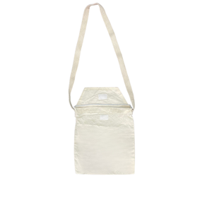 Sac à bandoulière en coton pour femmes de style minimaliste avec fermeture à glissière décorative brodée pour les essentiels du quotidien - Product Image 2
