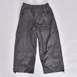 Winter Grey Snow Trousers with Contrast Stitching Elasticated Waist Zipper Pockets Air Vents and Durable <b>Boot</b> Gaiters - Product Image 1