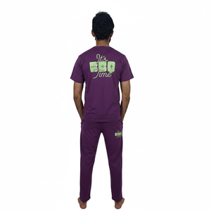 Conjunto de Verano Personalizado de 2 Piezas con Camiseta de Manga Larga y Pantalones Deportivos 100% Algodón - Product Image 5