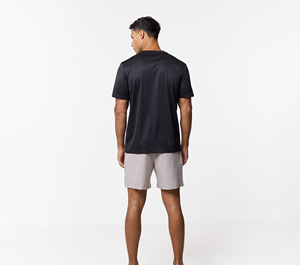 Men's Summer 2-Piece Short Sleeve <b>T</b>-<b>Shirt</b> Set Breathable Quick Dry Custom Fabric Woven Casual High Quality Solid Color - Product Image 4