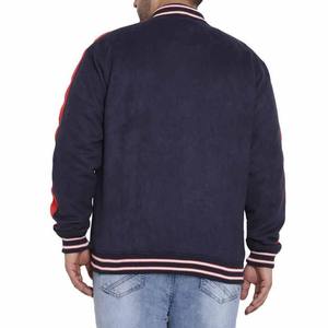 Chaqueta Varsity Personalizada con Bordado Chenille y Patchwork, Manga Larga, Estilo Urbano, Holgada, Tipo Béisbol, Tallas Grandes - Product Image 2