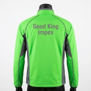 Veste de course unisexe légère coupe-vent à col montant, tissée, séchage rapide, pour le sport - Product Image 2