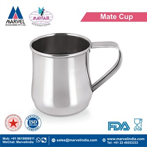 แก้วน้ำสแตนเลสมีหูจับเดี่ยว - Product Image 2
