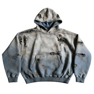 Sudadera con Capucha Unisex SAMUEL INDUSTRIES para Otoño/Invierno, 100% Algodón Ecológico, Corte Regular, Gruesa, 350g, Color Sólido, Estilo Vintage - Product Image 3