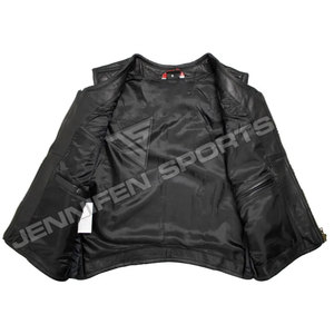 Chaleco de Cuero para Motociclistas al por Mayor, Chaleco de Cuero Premium para Motociclistas, Resistente al Agua y al Viento para Invierno - Product Image 6