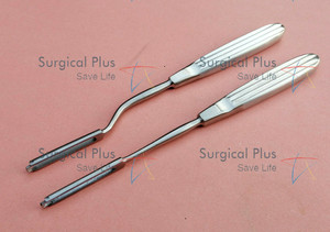 Cuchillo Giratorio Manual Ballenger de Alta Calidad, 19.5 cm, Forma de Bayoneta, 3 mm, 4 mm, 5 mm, Acero Inoxidable Alemán, Certificado CE, Cirugía Plástica - Product Image 4