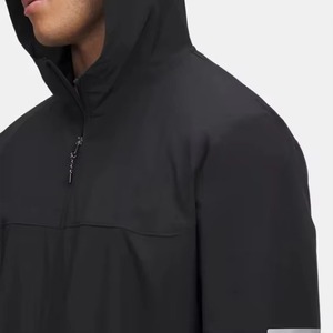Veste de ski imperméable à capuche pour homme, color-block, Gore-Tex, fermeture éclair, bleu marine, polyester, vêtements d'extérieur - Product Image 3