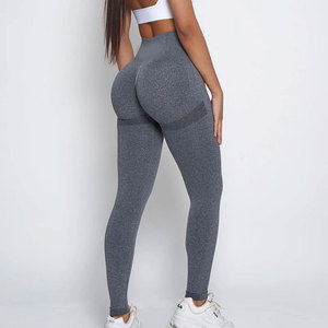 Leggings Deportivos para Mujer 2026, Pantalones de Yoga Sin Costuras de Satén, Cintura Alta, Efecto Push-Up, Estilo Vintage, Colores Personalizados - Product Image 1