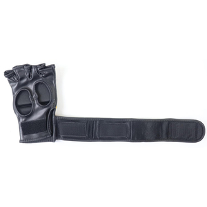 Gants de MMA de haute qualité pour adultes, couleur jaune et noir, en cuir véritable, légers, avec sangle de poignet réglable, fermeture à boucle, gants de boxe - Product Image 5