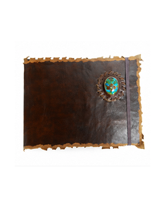 Wholesale Handmade Leather Hardcover Diary Notebook Vintage Style Side <b>Stitched</b> Customizable Design <b>Gift</b> Option 200 Pages - Product Image 4