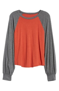 T-shirts de qualité supérieure, style tendance, toutes couleurs, manches longues raglan pour femmes, prix de gros. - Product Image 4