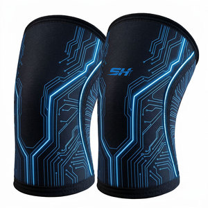 Coudières en néoprène à absorption des chocs, protection des bras, ajustement universel toutes saisons, compression, pour hommes et femmes, impression par sublimation, manchon de coude - Product Image 1