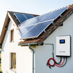 Sistema de Energí<span class=keywords><strong>a</strong></span> Solar Fuera de la Red de 5KW, Inversor MPPT de 48V con Banco de Baterías de Gel de 200Ah para Respaldo Doméstico - Product Image 5